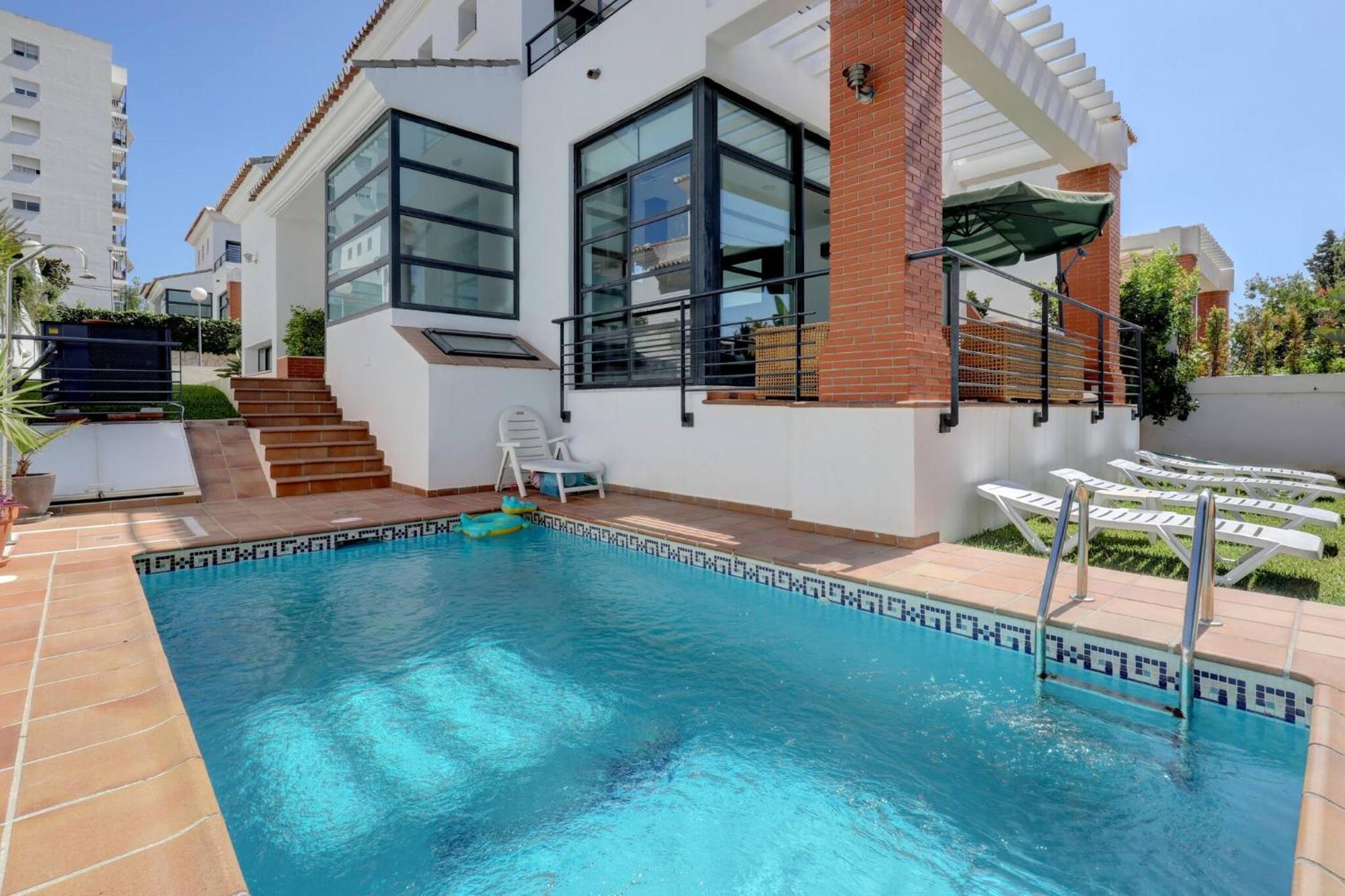 011 Bright And Spacious Villa With Private Pool Benalmádena Zewnętrze zdjęcie